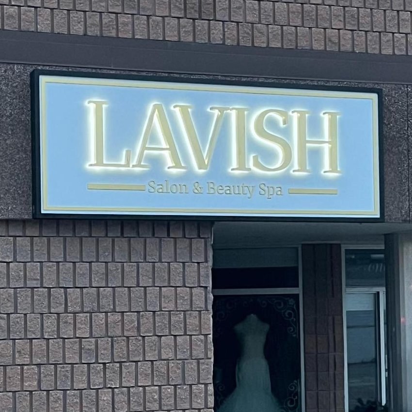 Lavish Salon after facade improvement